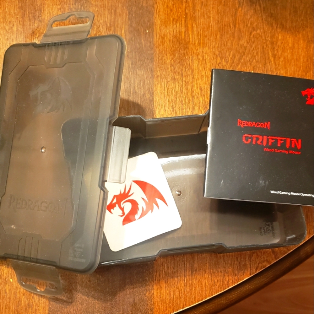4 for $15  red dragon gamer mouse box (just the box)
